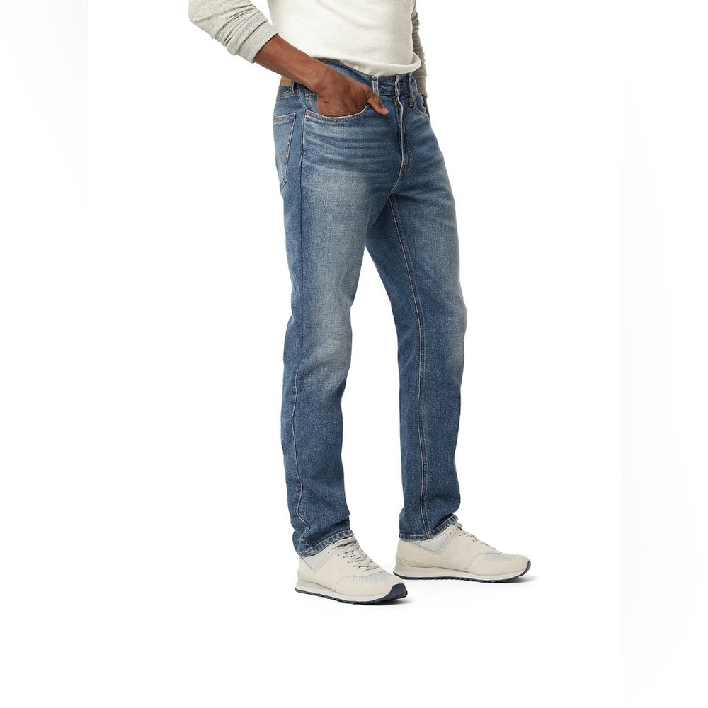 Levi Strauss Signature Men's Straight Fit Jeans in Blue - Picture 7 of 10